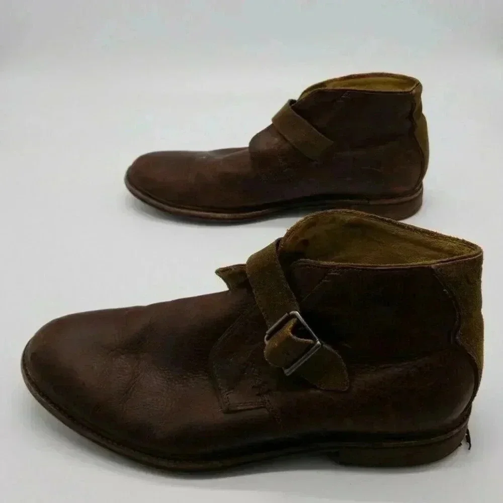 Ugg Australia Graham Leather Brown Buckle Strap